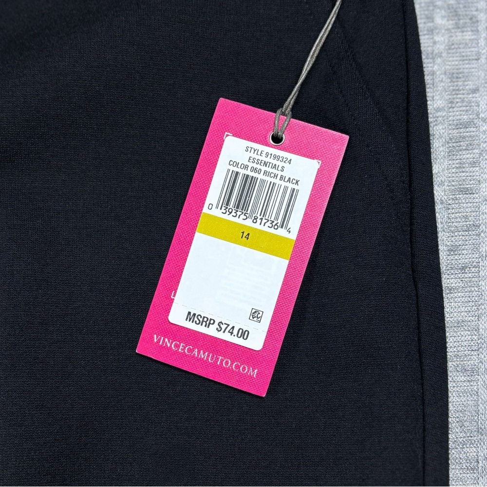 Vince Camuto Dress Pants Women’s Size 14 Black Business Office Work Formal NWT - Picture 3 of 5